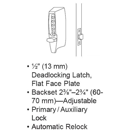 Simplex Pushbutton Lock