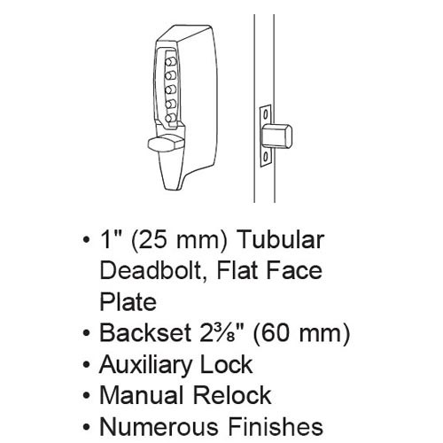 Simplex Pushbutton Lock