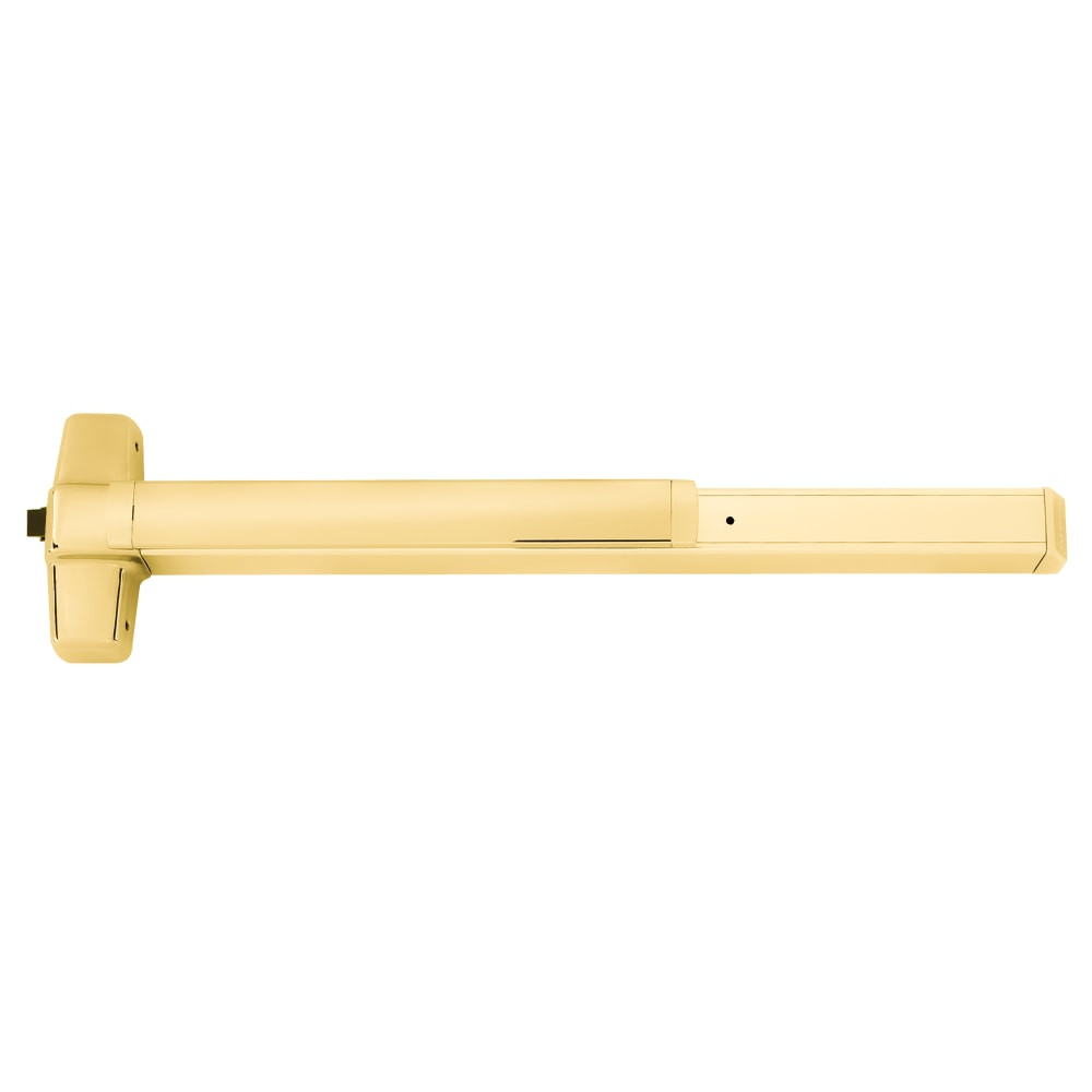 RX98EO 4 US3 Von Duprin Request to Exit (RX) 98 Series Exit Only Rim Exit Device Bright Brass