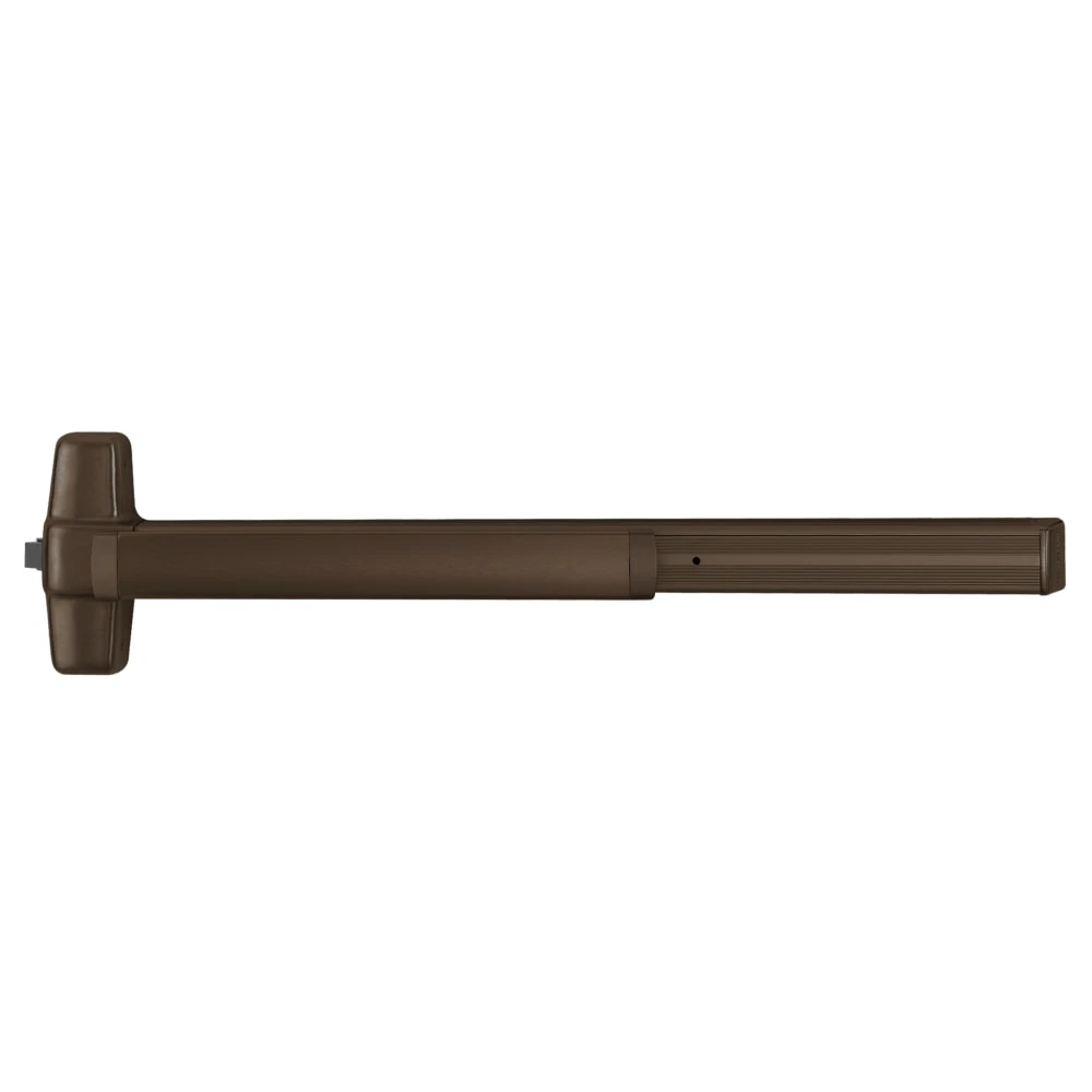 RX99L-NL-16 3 313 LHR Von Duprin Request to Exit (RX) 99 Series Lever Night Latch Surface Vertical Rod Exit Device Dark Bronze
