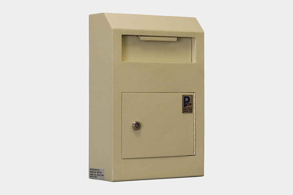 Protex WDS-150 Wall-Mount Payment Drop Box - Black