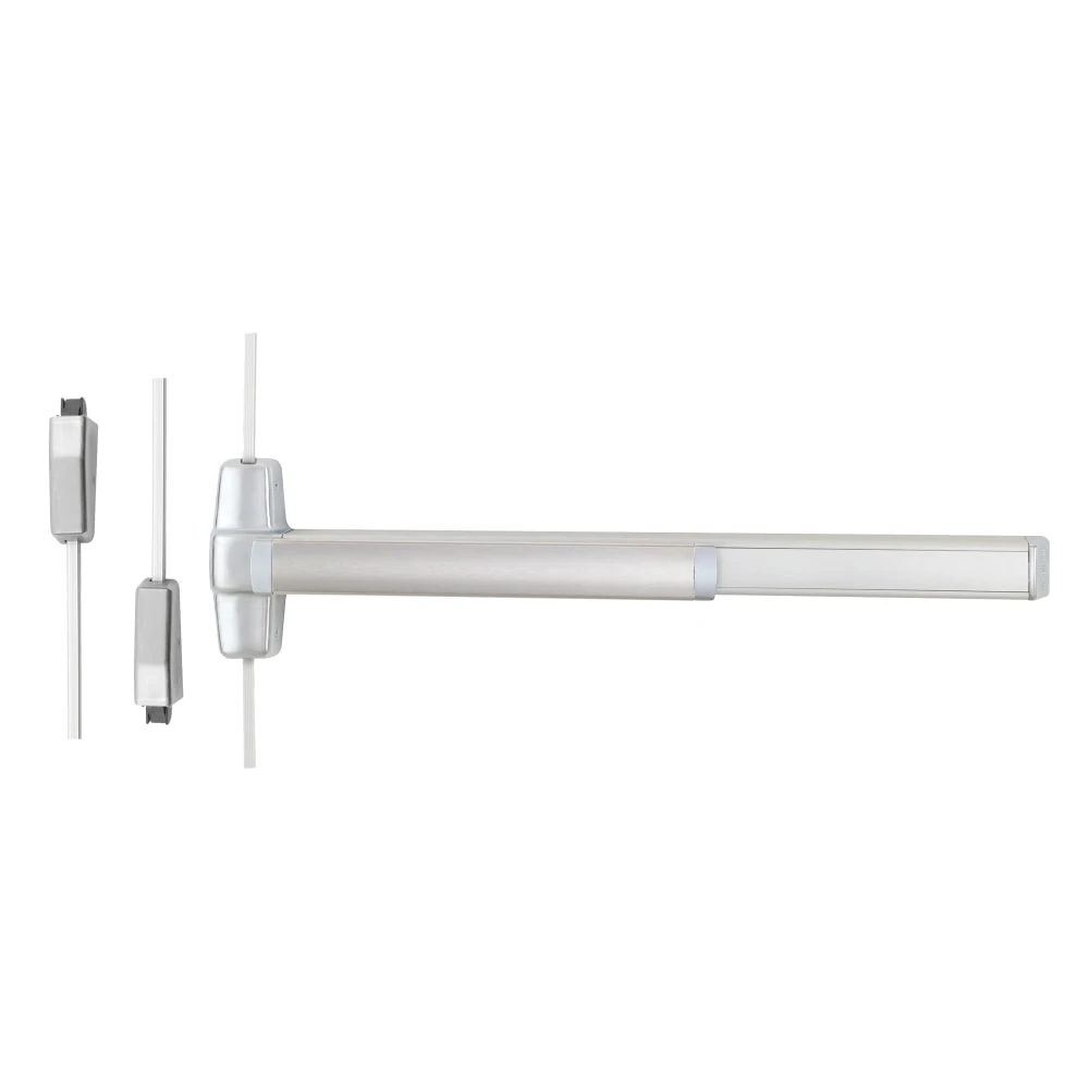 9827L-BE-17 3 26D RHR Von Duprin 98 Series Passage Surface Vertical Rod Exit Device in Satin Chrome
