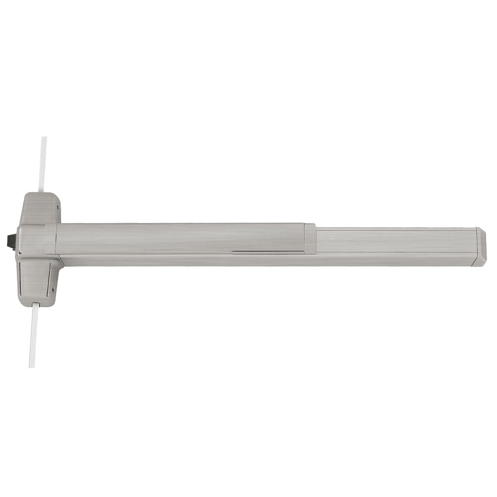 RX9857L-KC-07-F 3 26D LHR Von Duprin 98 Series Key Capture Fire Rated Surface Three Point Latch Exit Device in Satin Chrome