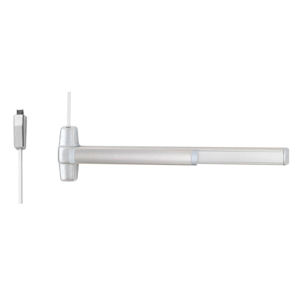 LXQEL9827L-06 4 26D LBR LHR Von Duprin 98 Series Classroom Surface Vertical Rod Exit Device in Satin Chrome