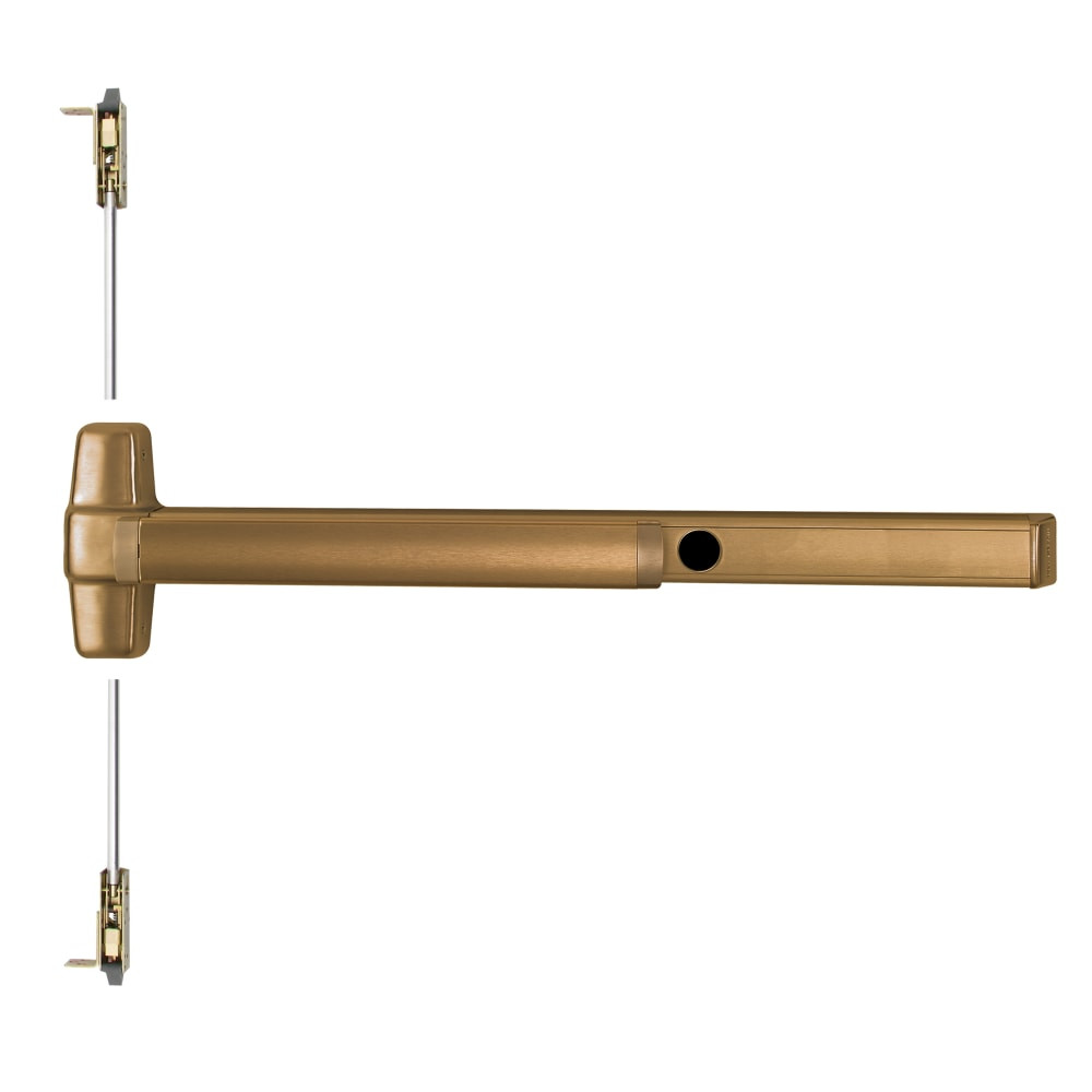 CD9847L-KC-06 4 US10 RHR Von Duprin 98 Series Key Capture Concealed Vertical Rod Exit Device in Satin Bronze