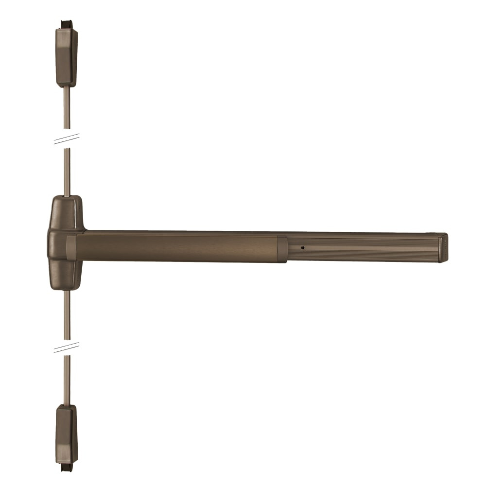9927L-07 3 US10B RHR Von Duprin 99 Series Classroom Surface Vertical Rod Exit Device in Oil Rubbed Bronze