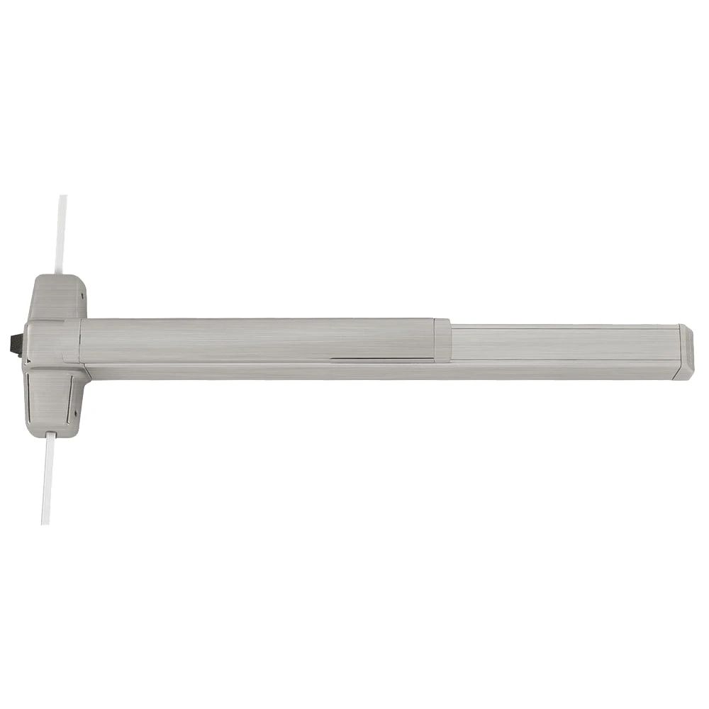 9857L-KC-17-F 3 US28 LHR Von Duprin 98 Series Key Capture Fire Rated Surface Three Point Latch Exit Device in Anodized Aluminum