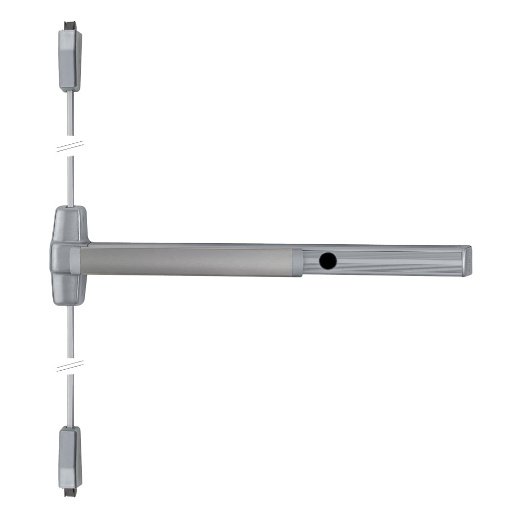 CD9927L-NL-12 3 US28 RHR Von Duprin 99 Series Night Latch Surface Vertical Rod Exit Device in Anodized Aluminum