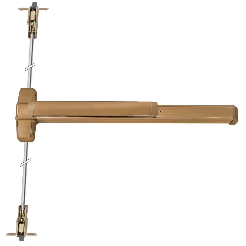 9947L-KC-05 4 US10 LHR Von Duprin 99 Series Key Capture Concealed Vertical Rod Exit Device in Satin Bronze
