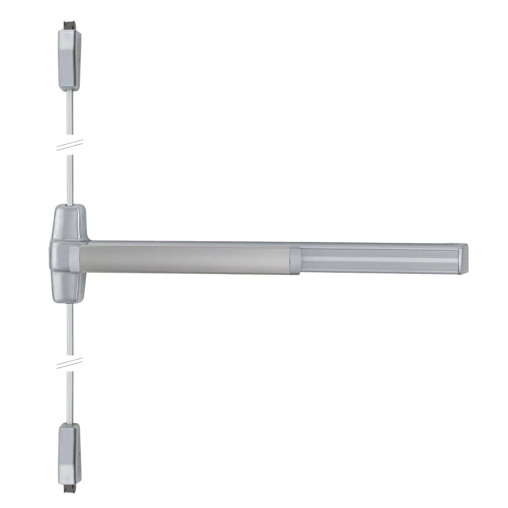 RX9927L-DT-01-F 4 US28 LHR Von Duprin 99 Series Dummy Trim Fire Rated Surface Vertical Rod Exit Device in Anodized Aluminum
