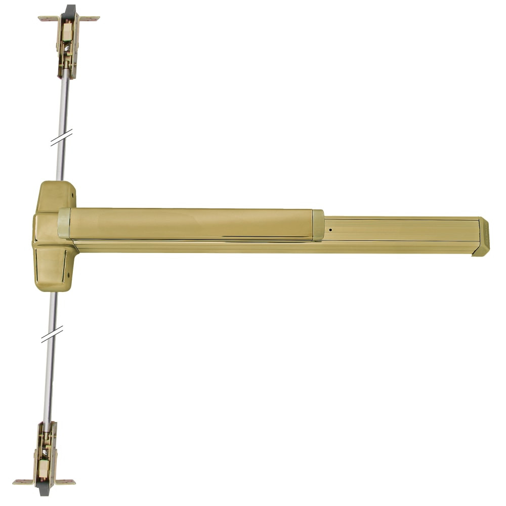 9947L-KC-12 4 US4 LHR Von Duprin 99 Series Key Capture Concealed Vertical Rod Exit Device in Satin Brass
