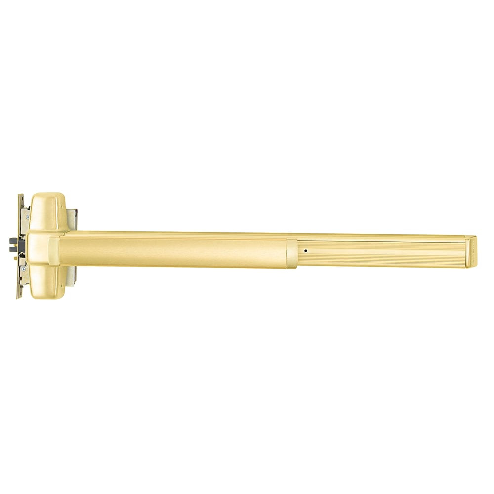 9975L-NL-12 3 US3 RHR Von Duprin 99 Series Night Latch Mortise Lock Exit Device in Bright Brass