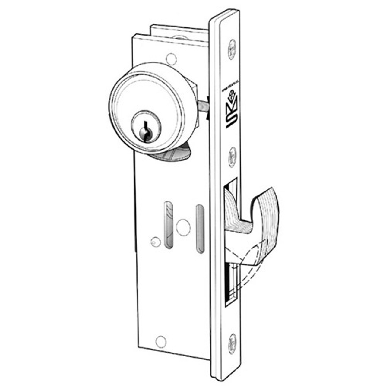 MS1850S-1-56-335 Adams Rite MS1850S Series Deadlock