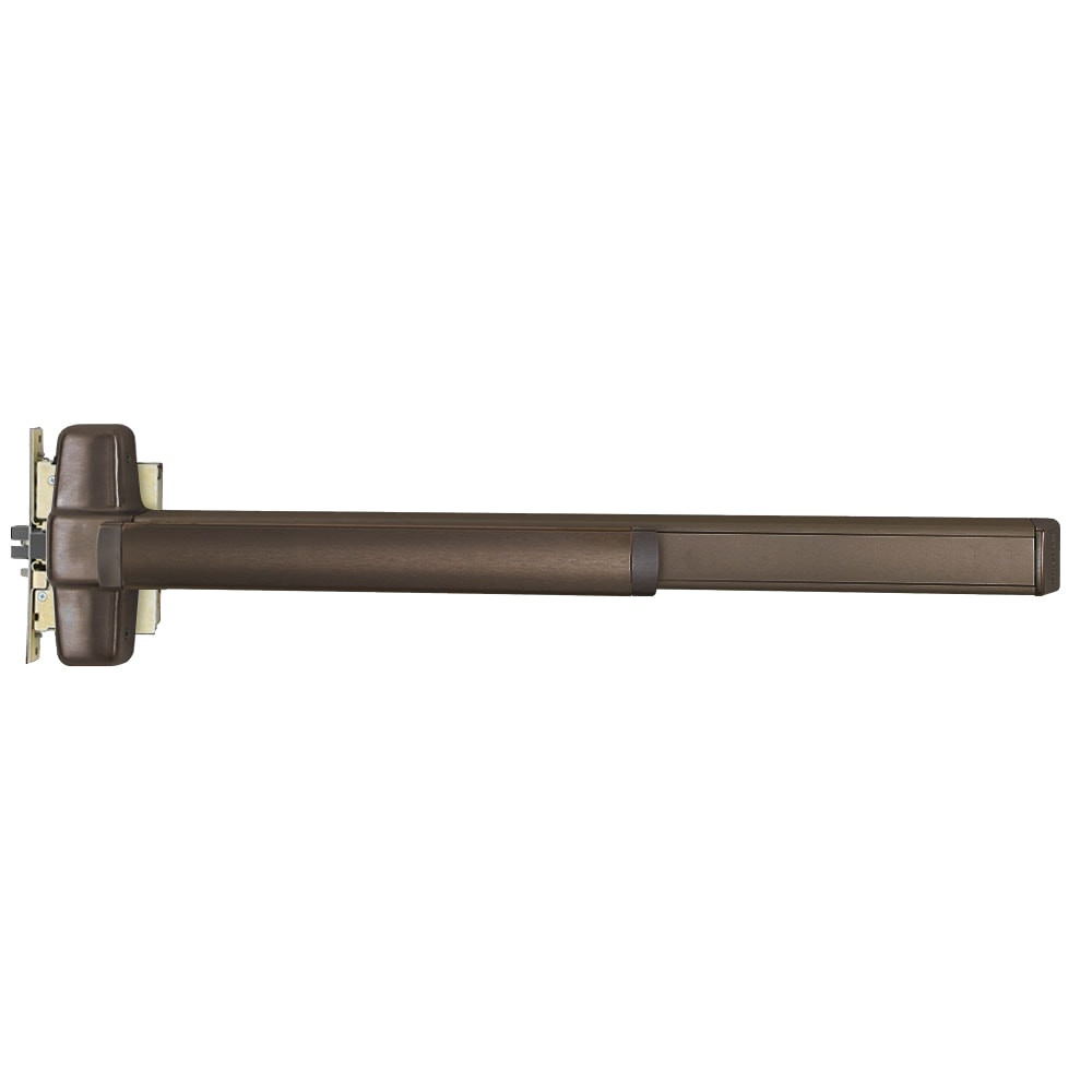 QEL9875L-DT-07-F 3 313 LHR Von Duprin 98 Series Dummy Trim Fire Rated Mortise Lock Exit Device in Duranodic Dark Bronze