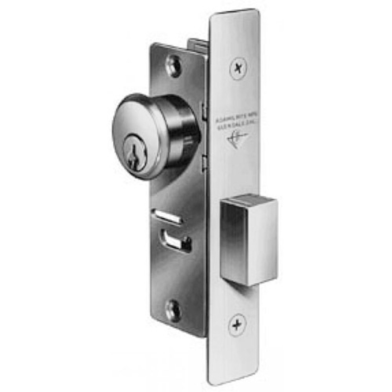 4071-36-628 Adams Rite 4071 Series Deadlock in Clear Anodized