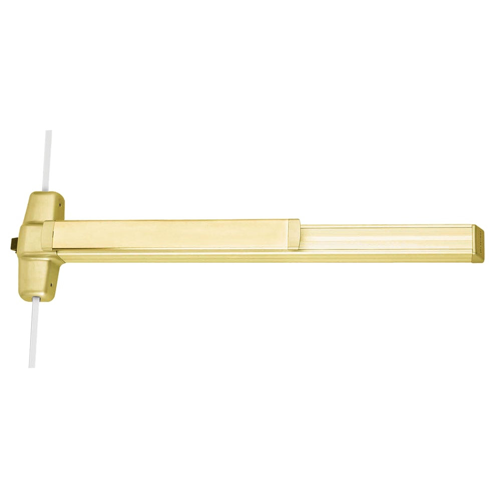 QEL9957L-DT-06 3 US4 RHR Von Duprin 99 Series Dummy Trim Surface Three Point Latch Exit Device in Satin Brass