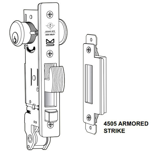 MS+1891W-201-5-313 Adams Rite MS+1891W Series Deadlock/Deadlatch