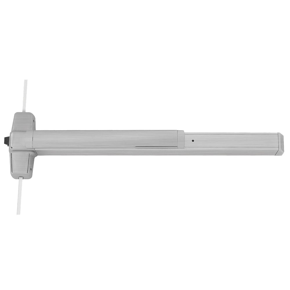 RX9857L-DT-01 3 26D RHR Von Duprin 98 Series Dummy Trim Surface Three Point Latch Exit Device in Satin Chrome