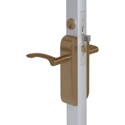 2190-411-202-10B Adams Rite Dual Force Interconnected 2190 series Deadlock/Deadlatch in Dark Bronze