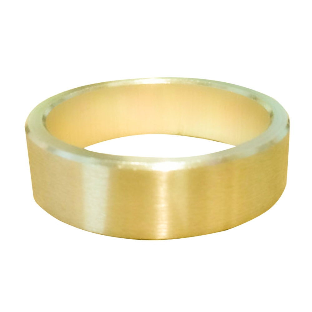 861T-03-10 Ilco Mortise Cylinder Solid Collar in Bright Brass - Kaba Ilco