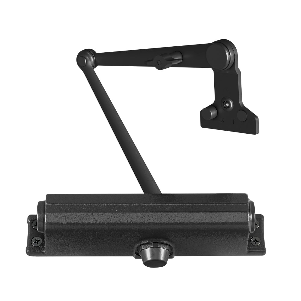 LCN 1261 with Hold Open Cushion Arm Slim Cover in Black