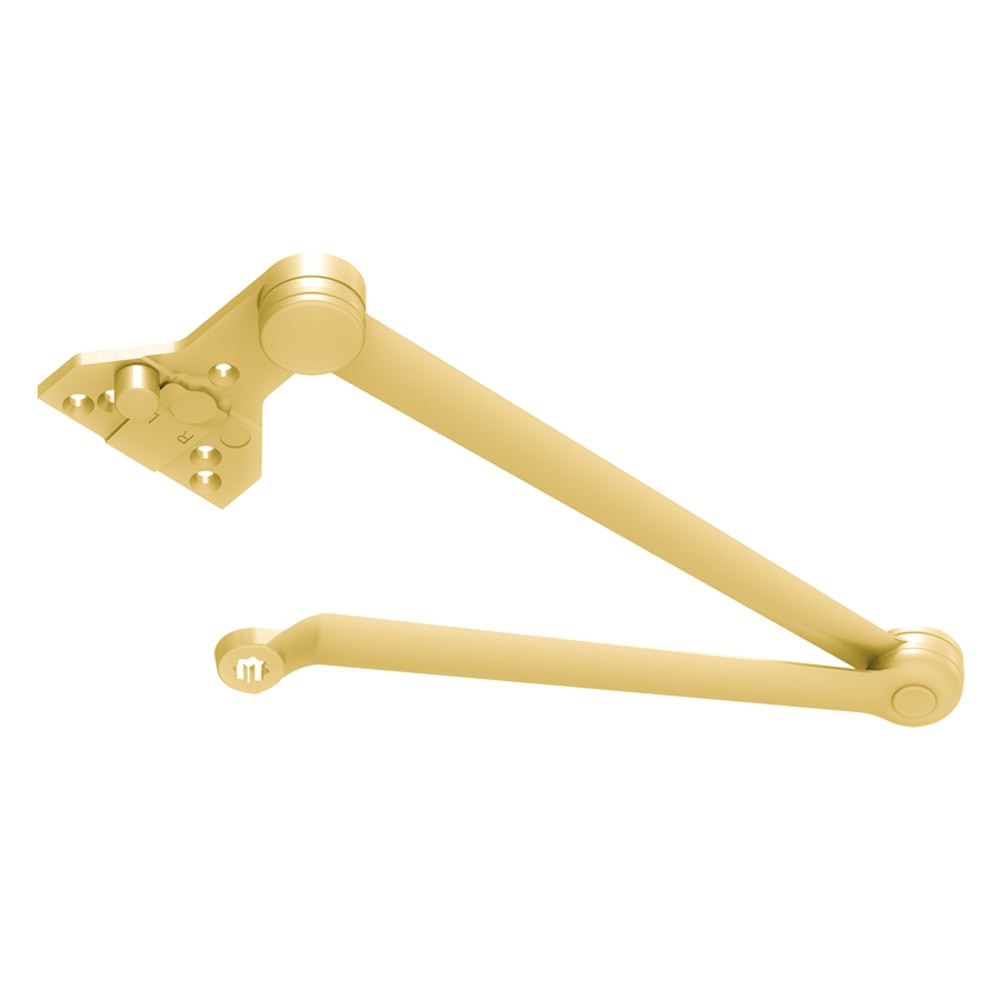 LCN 1450 CUSH-N-Stop Main Arm in Bright Brass