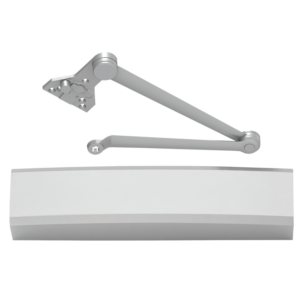 LCN 1450 with Cushion Arm Full Cover in Aluminum