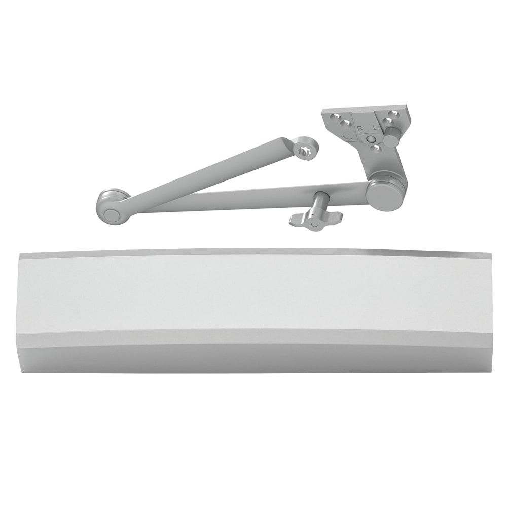 LCN 1450 with Hold Open Cushion Arm Full Cover in Aluminum