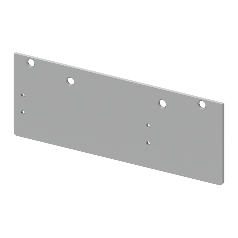LCN 1460 Parallel Arm Full Cover Plate in Aluminum