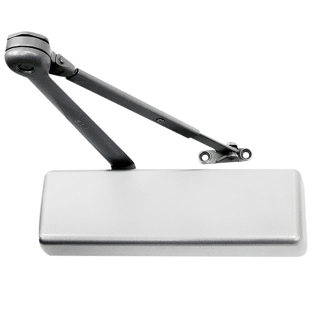 LCN 4011 with Hold Open Arm Delayed Action in Bright Chrome