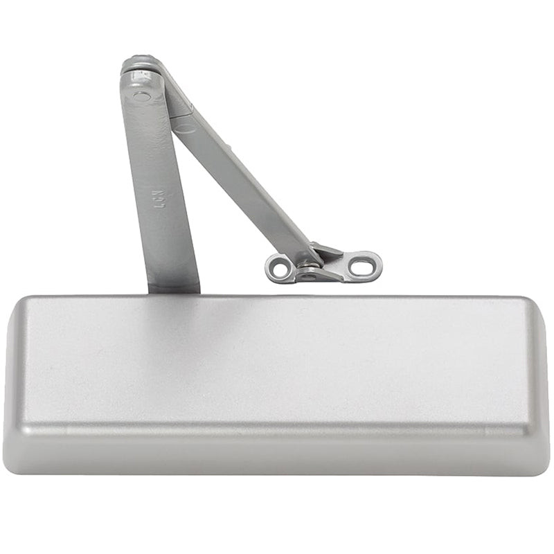 LCN 4011T with Bumper Arm Metal Cover in Aluminum