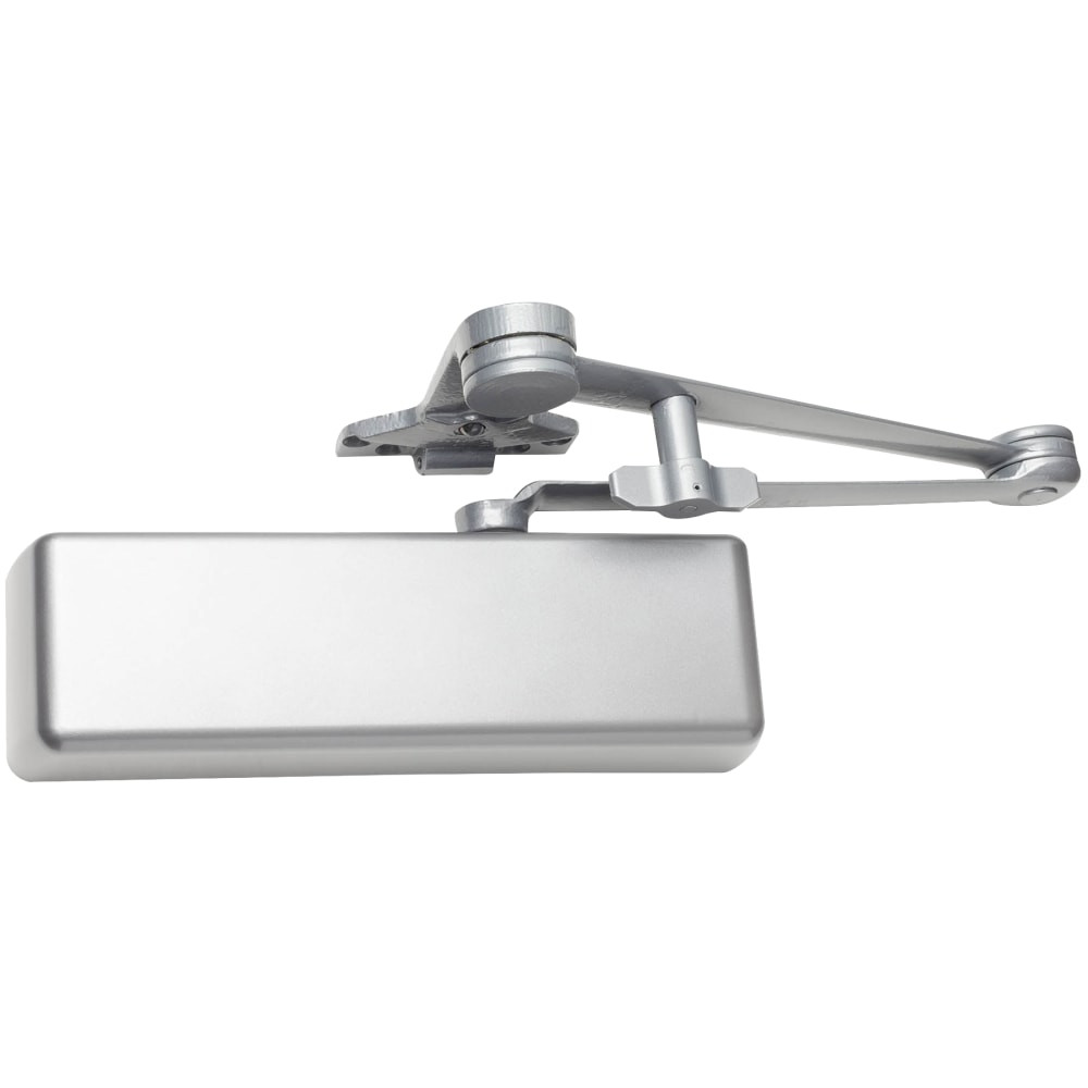 LCN 4111 with Hold Open Cushion Arm in Aluminum