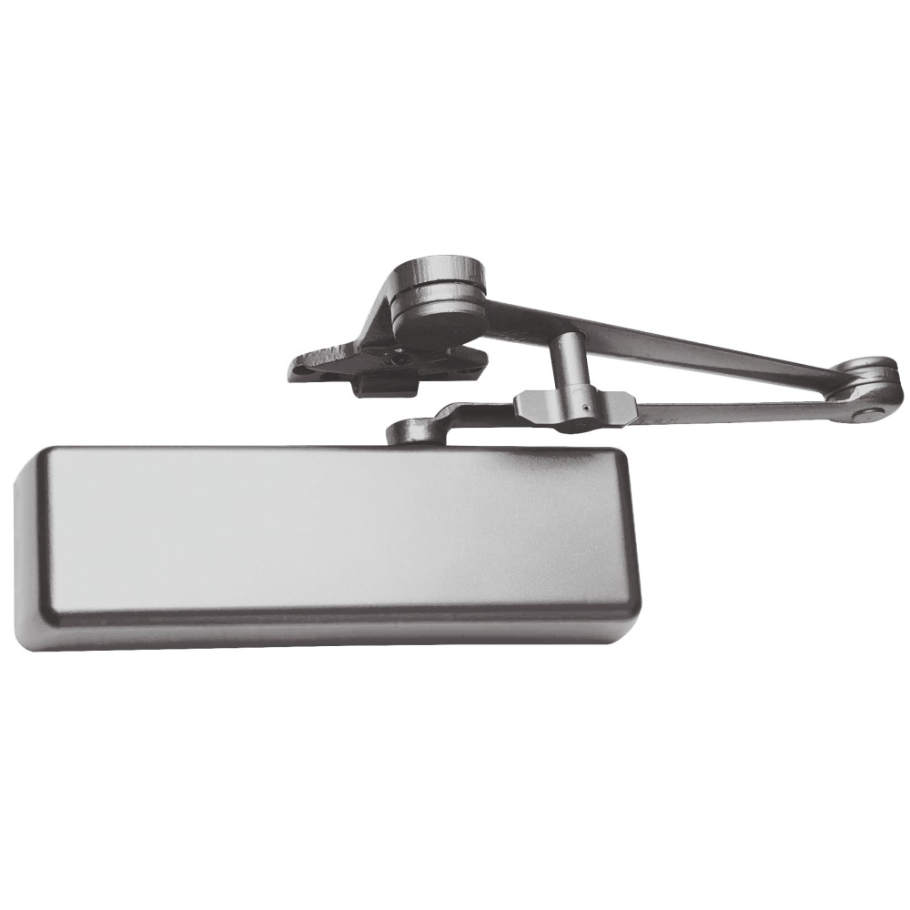 LCN 4111 with Hold Open Cushion Arm Delayed Action in Satin Chrome