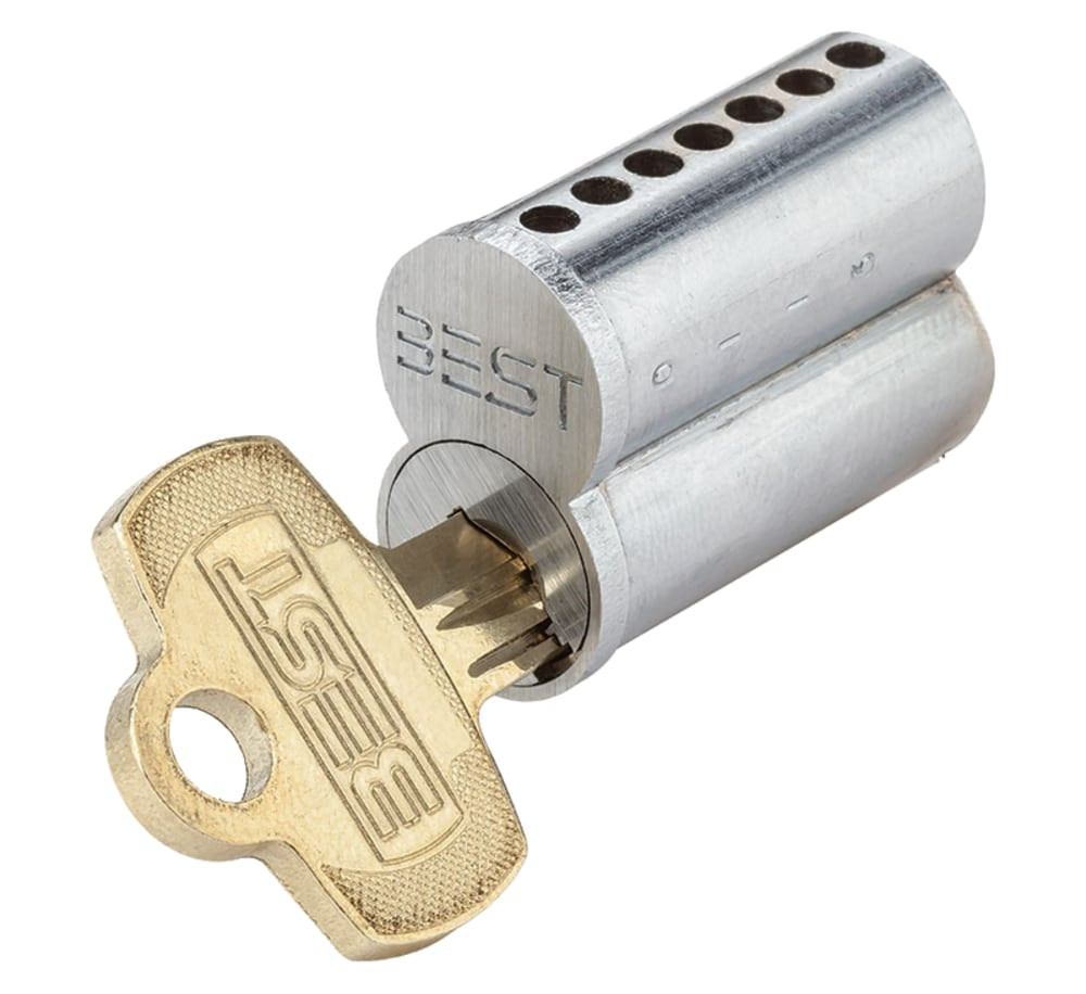 1CB7B61626 BEST SFIC Core Uncombinated in Satin Chrome