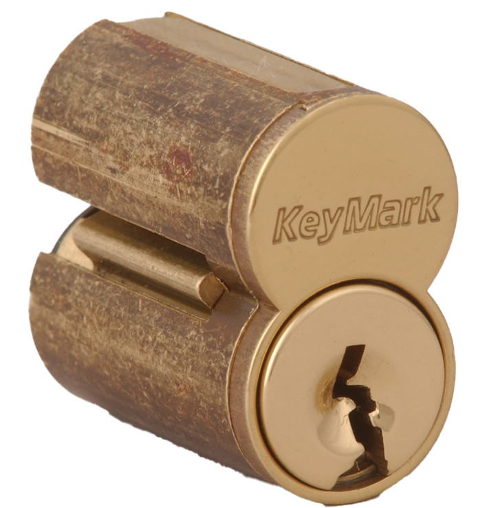33600007K-26-8ED Medeco KeyMark 6-Pin SFIC Core 8E Keyway Uncombinated in Satin Chrome
