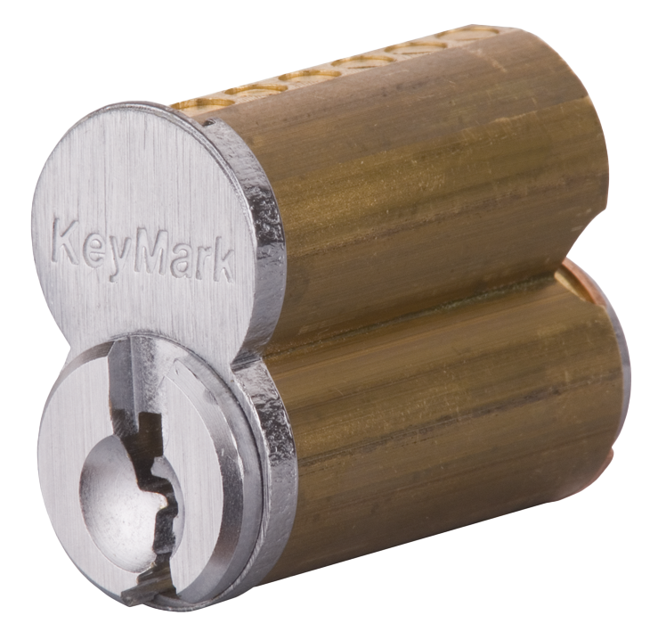 33600007K-26-8ES Medeco KeyMark 6-Pin SFIC Core 8E Keyway Sub-Assembled in Satin Chrome