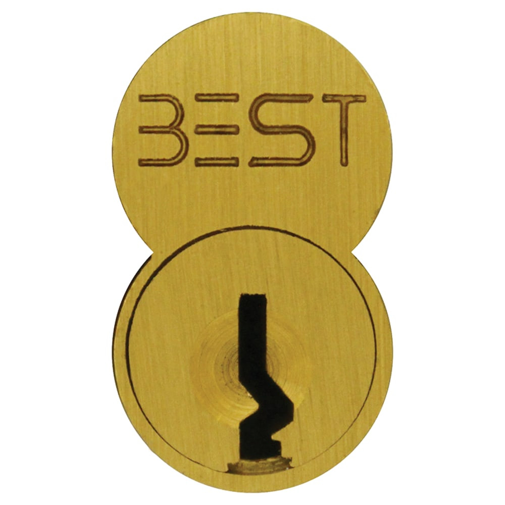 1C7R1606 BEST 7-Pin SFIC Core Uncombinated in Satin Brass