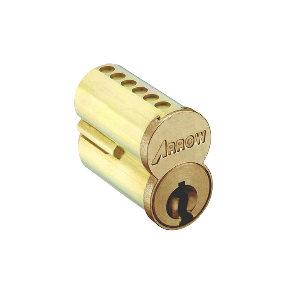100CRP-UCXQB 4 Arrow Lock 6-Pin SFIC Core Uncombinated Q - Best Keyway in Satin Brass