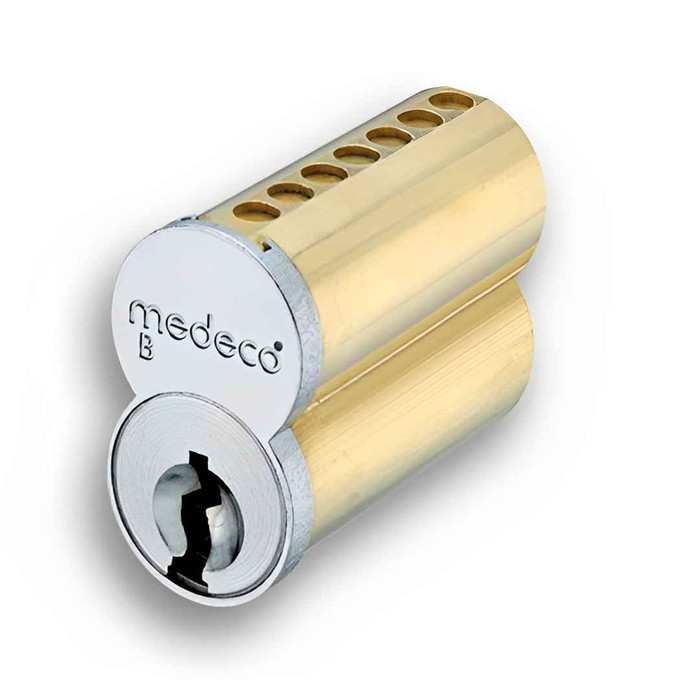 337B01W-26-WABS Medeco Medeco3 7-Pin SFIC Core A Keyway Sub-Assembled in Satin Chrome