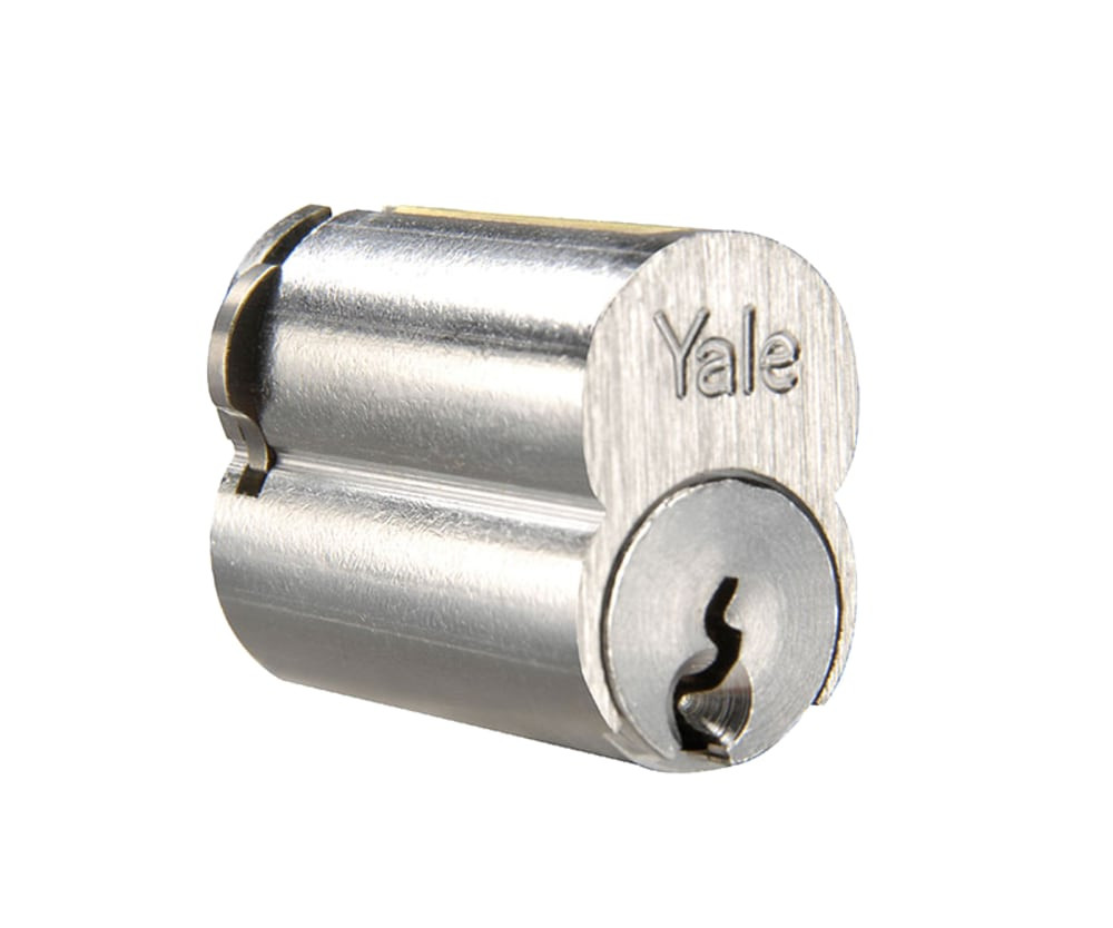 1210-TH-626-0-BITTED Accentra (formerly Yale) 1210 Series 6-Pin LFIC Core TH Keyway Zero-Bitted in Satin Chrome