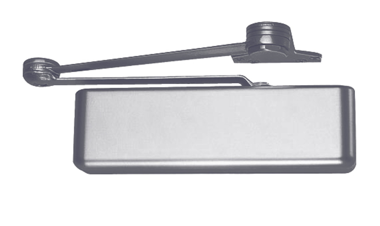 4116-HEDA-w-62G-RH-US15 LCN Door Closer with Hold Open Extra Duty Arm with Thick Hub Shoe in Satin Nickel Finish
