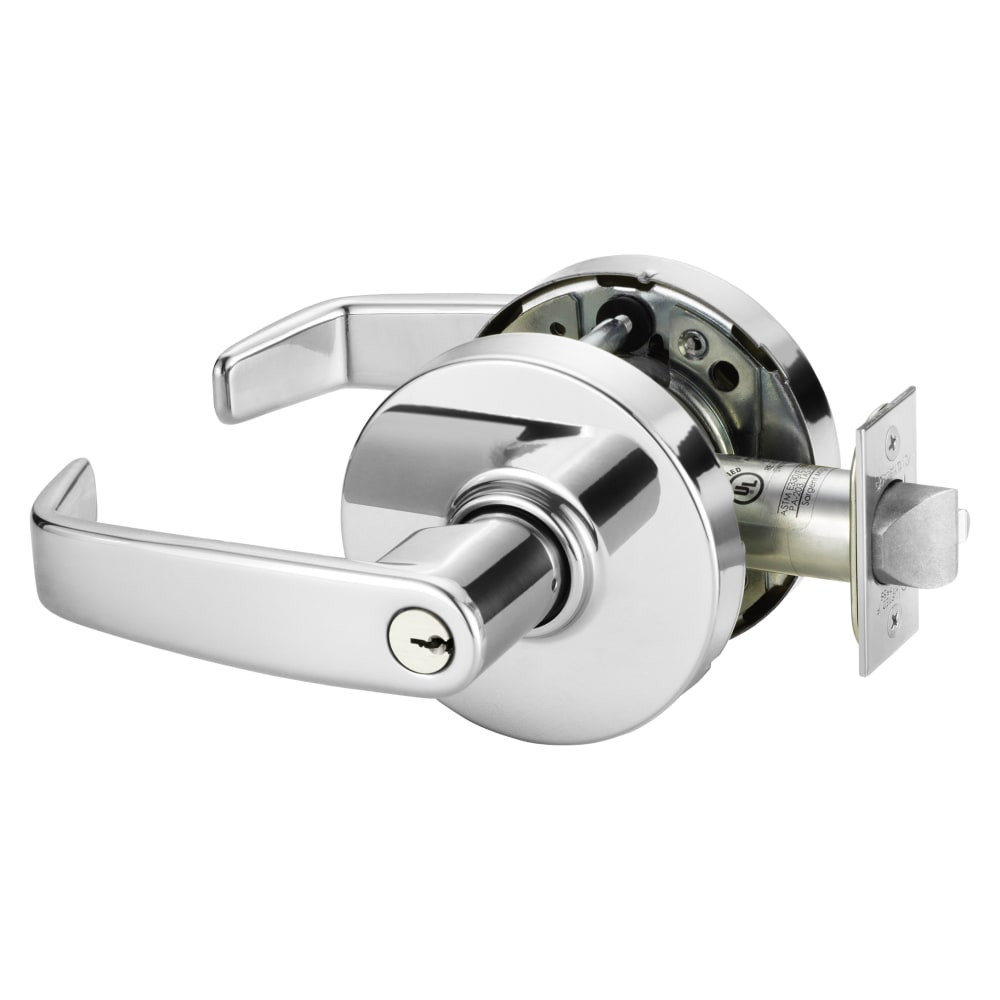 10XG04-LL-26 Sargent 10X Storeroom Cylindrical Lock in Bright Chrome
