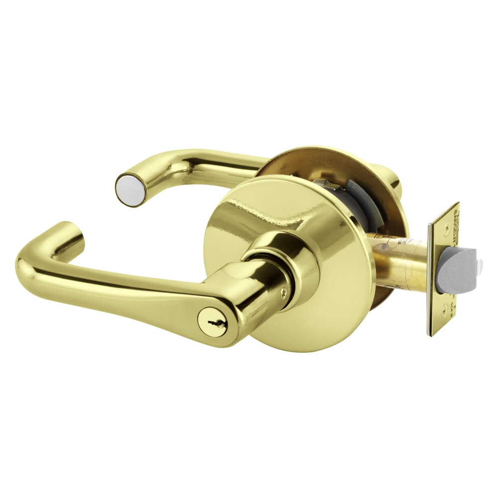 28-11G04-LJ-03 Sargent 10 Storeroom Cylindrical Lock in Bright Brass