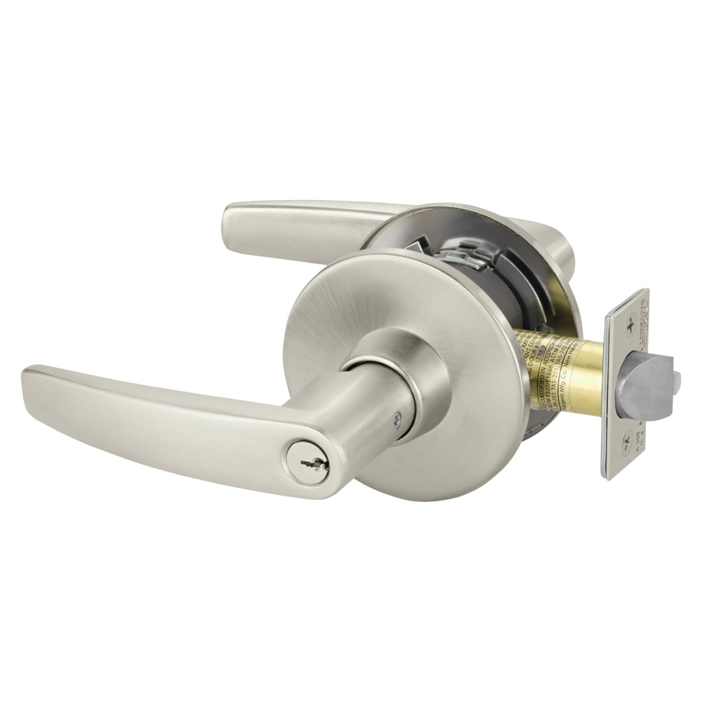 28-11G05-LB-15 Sargent 10 Entry/Office Cylindrical Lock in Satin Nickel