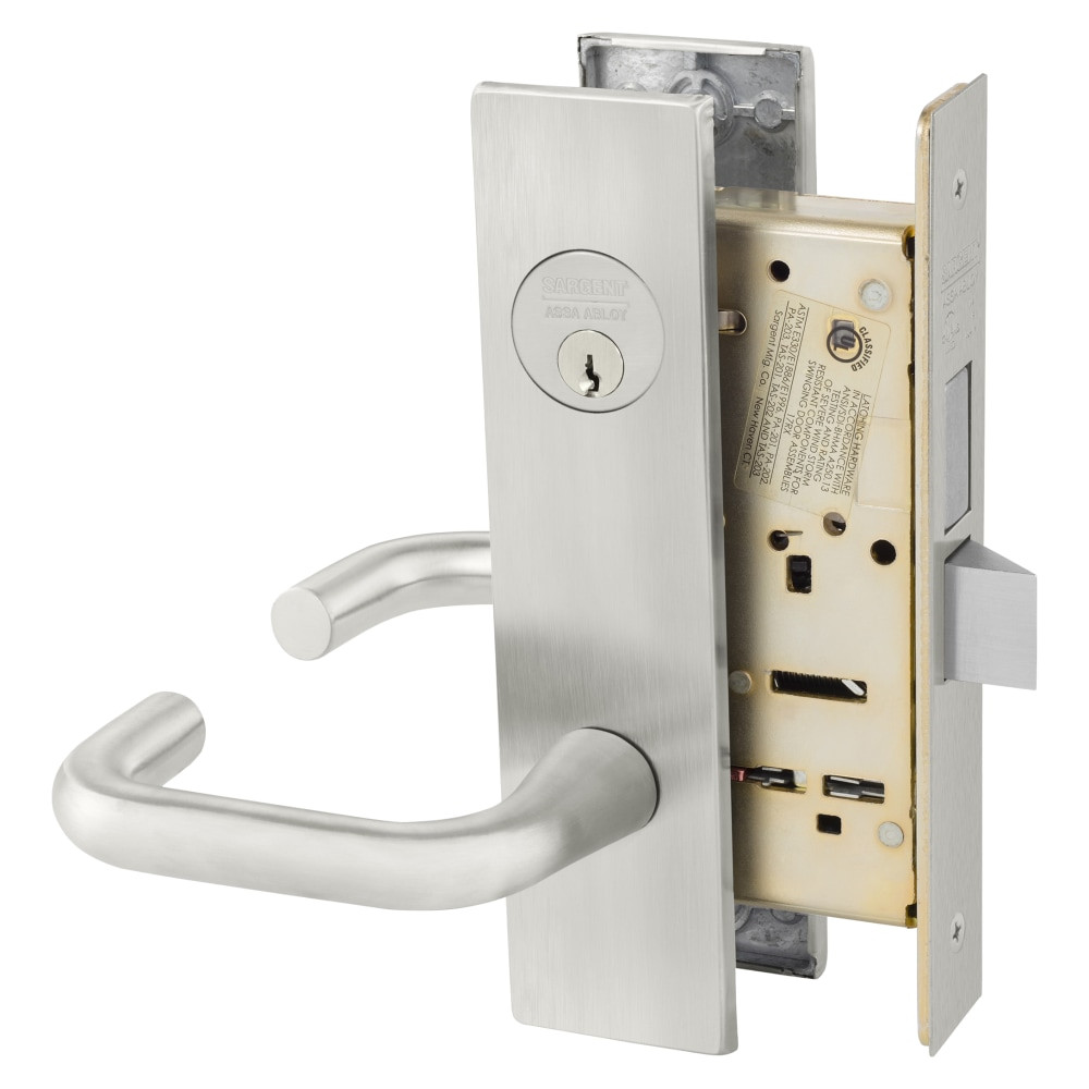 8227-LW1J-32D Sargent 8200 Series Storeroom Mortise Lock in Satin Stainless