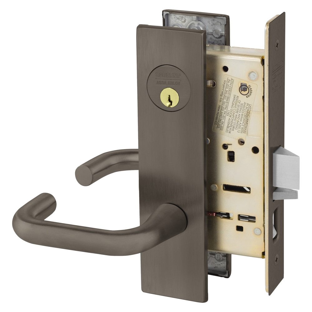 8255-LE1J-10B Sargent 8200 Series Entry/Office Mortise Lock in Oil Rubbed Bronze