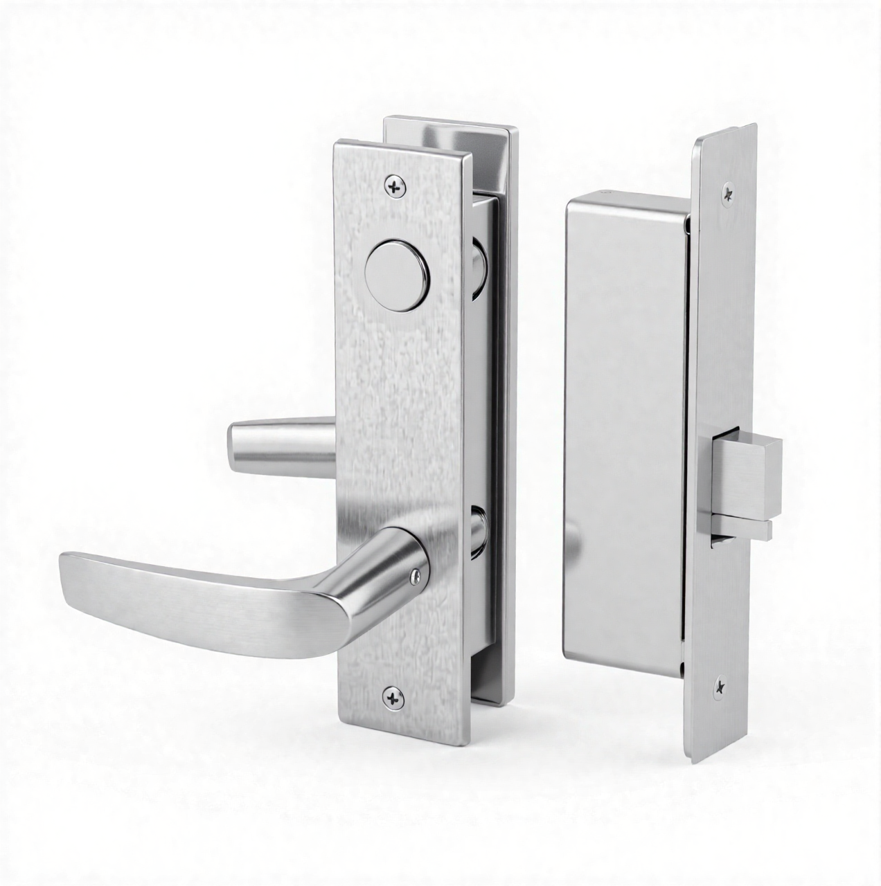 8243-WTA-32D-LH Sargent 8200 Series Entry/Office Mortise Lock in Satin Stainless