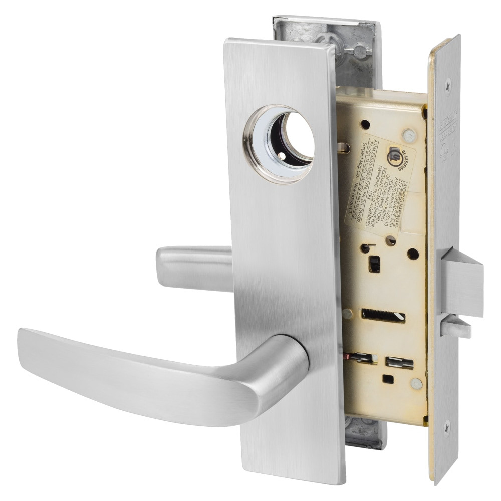 LC-8289-LW1B-26D Sargent 8200 Series Mortise Lock in Satin Chrome