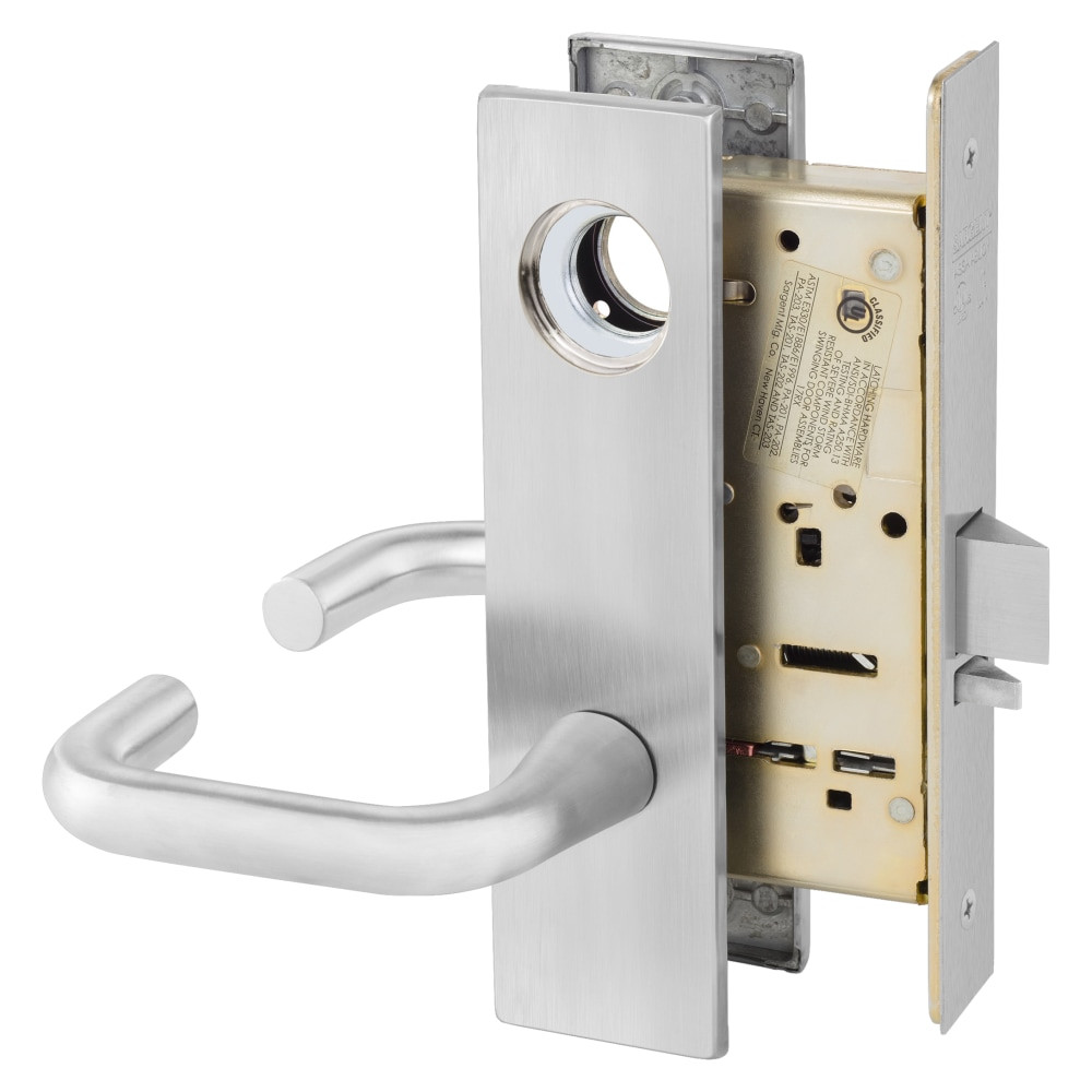 LC-8237-LE1J-26D Sargent 8200 Series Classroom Mortise Lock in Satin Chrome