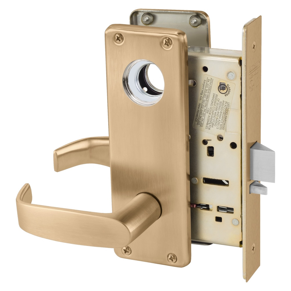 LC-8237-WTL-10 Sargent 8200 Series Classroom Mortise Lock in Satin Bronze